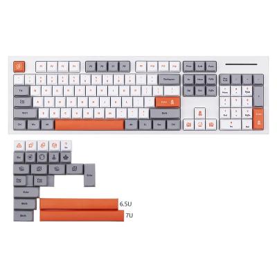 China Computer Keyboard 104+22 Happy Planet PBT XDA Profile Dye-Substrated Keycap For Mechanical Keyboard GH60 GK61 64 Spacebar 68 87 96 104 108 6.25 6.5 7U for sale