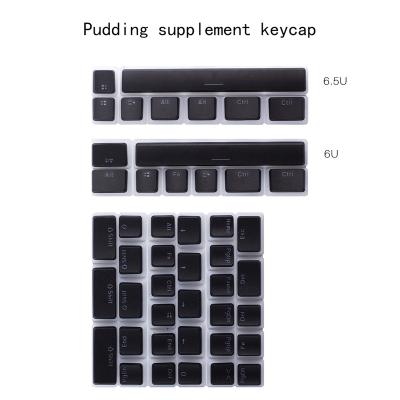 China Computer Keyboard Supplement Keytop Kit For PBT Pudding Keycap OEM Profile Replacement Backlit Keycaps for sale