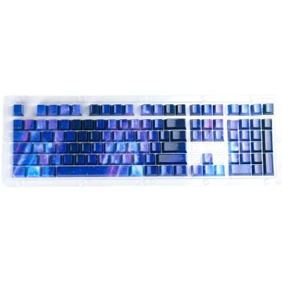 China OEM Profile 108 ABS Backlit Doubleshot Keycaps for MX (Meteor) ASIN Mechanical Keyboard Layout Water-transfer Printing for sale