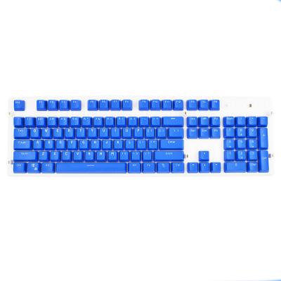 China Opaque Computer Keyboard 104+2 ABS Doubleshot Keycaps Set OEM Profile ANSI ISO Layout For Cherry MX Switch Mechanical Gaming Keyboard (26 Colors) for sale