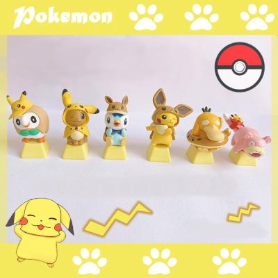 China Computer Keyboard 6 in 1 Pokemon Craftsman 3D R4 ESC Keycap for Cartoon Mechanical Decoration Anime Keyboard Translucent Custom Keycaps for sale