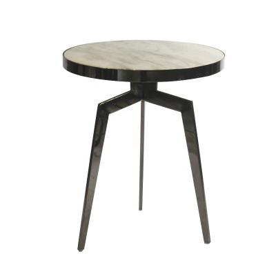 China Nordic Modern Living Room Living Room Small Movable Coffee Table Single Side Sofa Table Round for sale