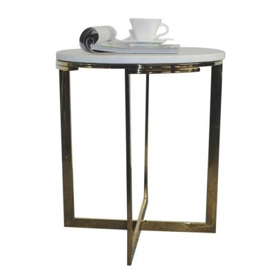 China Living Room Tea Table Living Room Furniture Durable Luxury White Marble Top Coffee Table for sale