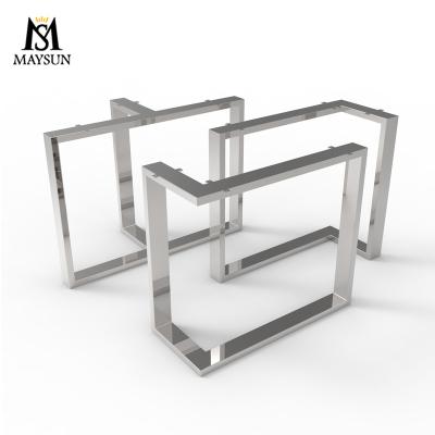 China Modern Factory Direct Selling Conference Desk Bracket Custom Stainless Steel Dining Table Legs for sale