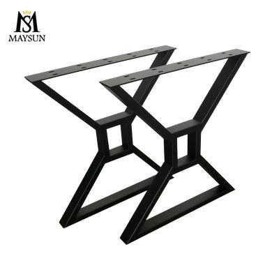 China Nordic industrial style iron art newfashioned restaurant metal coffee table legs for sale