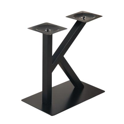 China Simple modern modern K V X metal ironwork shaped household desk table legs / table small size frame for sale