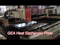 OEM GEA Plate Exchangeable Heat Exchanger Plates Titanium Material