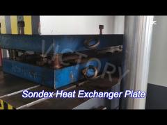 S31A Sondex Heat Exchanger Plate Molybdenum 254 Material SGS