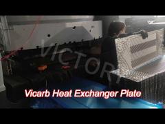 Lightweight PHE Plate Vicarb Plate Heat Exchanger Gaskets Replacement