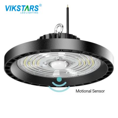 China Motion sensor UFO high bay light 100w with IP65 waterproof 0-10v dimming en venta