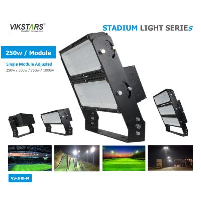 China 6500K Verstelbare modules Sportveld Led Flood Lights 250w 500w 750w Te koop