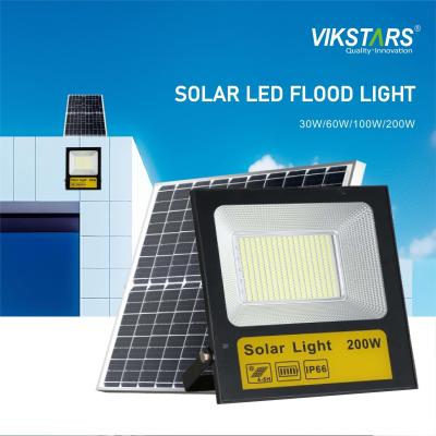 China Garden Solar Light 30W 60w 100w 200w Solar Floodlight Outdoor Lighting LED Flood Light Waterproof IP65 Solar Projector for sale