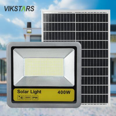 China Aluminum solar reflectors 400w with mono solar panel high quality solar flood lights for sale