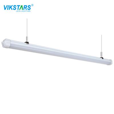 China Gray 72W Tri Proof LED Light Batten Waterproof 180deg Beam Angle for sale