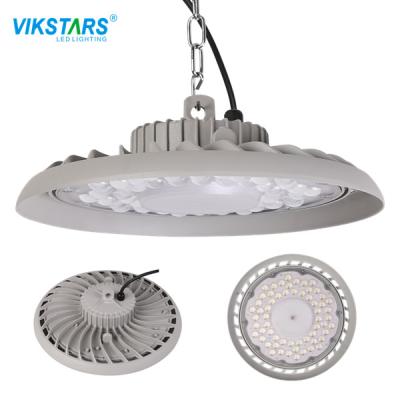 China Gray UFO 100W LED High Bay Lighting 135lm/ W 295*95mm For Badminton Court for sale