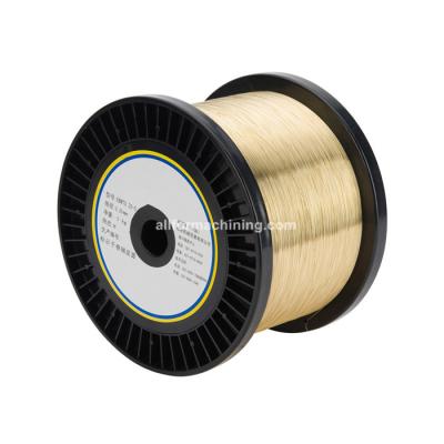 China EDM Electrode Wires EDM Wire 0.1mm 0.2mm 0.25mm 0.3mm Brass Zinc EDM Coated Wires for sale