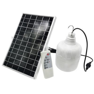 China Warehouse Light Bulbs IP66 Outdoor Waterproof Rechargeable Solar Led Solar Lamp For Home Use 50W 60W 120W for sale