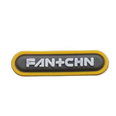 China Viable Custom Manufacturer Brand Xinyida Apparel Accessories Soft Logo PVC Rubber Patches for sale