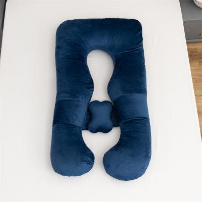 China Hot Selling Anti-static Comfortable Pregnancy Pillow Good Quality Cheap Customized U Shaped Pregnancy Maternity Pillows For Sleeping for sale