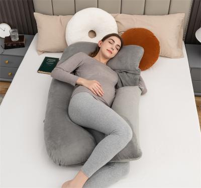 China Hot Selling Good Quality Anti Static Cheap Customized U Shaped Pregnancy Maternity Pillows For Sleeping for sale