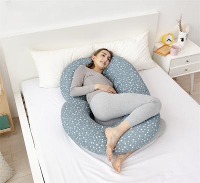 China New Design Anti-Static C Shaped Multifunctional Pregnancy Pillow For Sleeping Suitable Price Good Quality Modern Body Pillow For Pregnant Women for sale