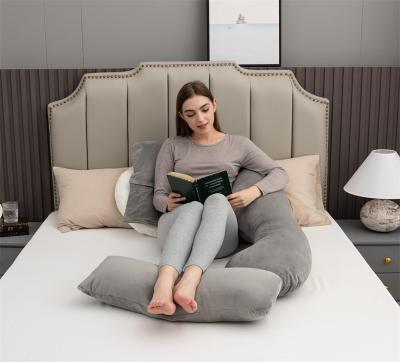 China Hot Selling Pregnancy Pillow U-Shape Good Prices Anti-Static Full Body Pregnancy Pillow for sale