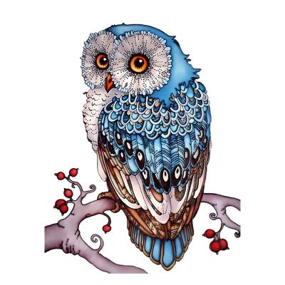 China Cartoon Toy Irregular Adult Decompression Animal Puzzle Children's Educational Owl Puzzles Toys 3d Kids Puzzle Wooden Boxes 1000 Pieces Games for sale