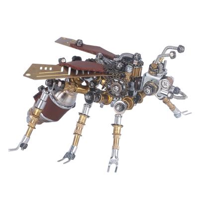 China DIY TOY Mechanical PInsect Series Metal Tide Game Figures Flying Ants Model Decorations DIY Creative Gifts For Boys Girls 3D Puzzle for sale