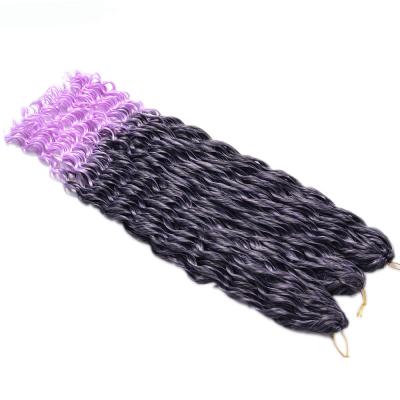 China Wholesale Price Loose Wave Wig I-Tip Hair Water Colored Synthetic Wigs Crochet Long Braids Hair Extensions Wigs for sale