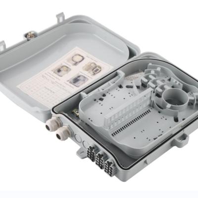 China 2023 FTTH 2023 16/24 Hot Selling FTTX FTTH Cores Factory ftth Terminal Box White Fiber Optic Junction Box for sale