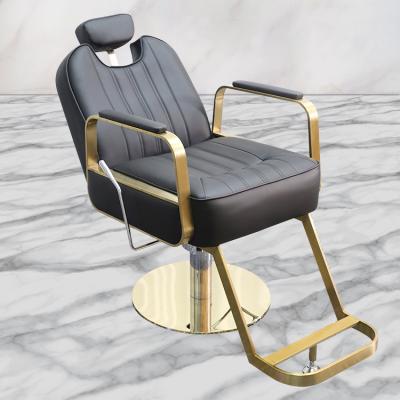 China Contemporary Hair Salon Equipment Furniture Antique Hairdressing Chairs Black Hair Dressers Chair for sale