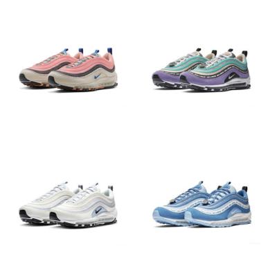 China Retro PU Man AM 97 Fashion Style Casual Shoes Sneakers Walking Style Sports Running Shoes For Women Women Shoes Stock for sale