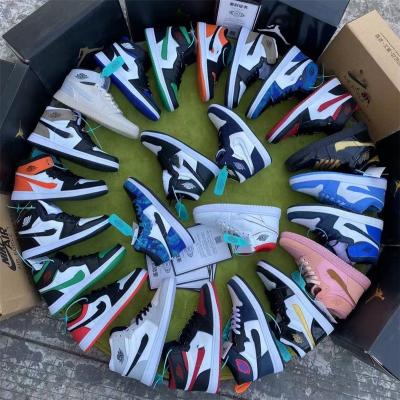 China Trend Hot Sale Border Spot Men's Shoes Comfort Fashion Selling Sneakers Bulk High Cut Liner Basketball Shoes Running Lots Of Shoes for sale