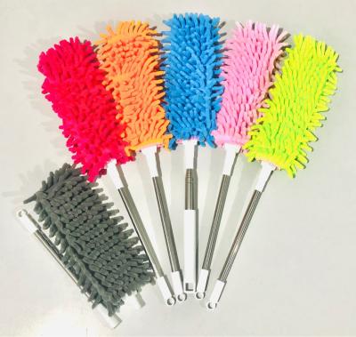 China Family Feather Duster Cloth Dust Artifact Household Car Sweeping Non-Shedding Retractable Electrostatic Dust Removal for sale