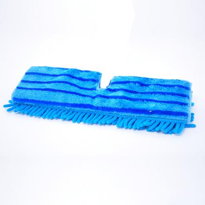 China New Design 2021 Popular High Quality Flat Hand Microfiber Mop Pad Cleaning Refills Viable for sale