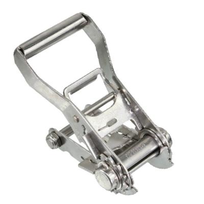 China Patented EZ Version Function 2 Inch Small Stainless Steel Link Down EZ Version Function Ratchet Strap Buckle for sale