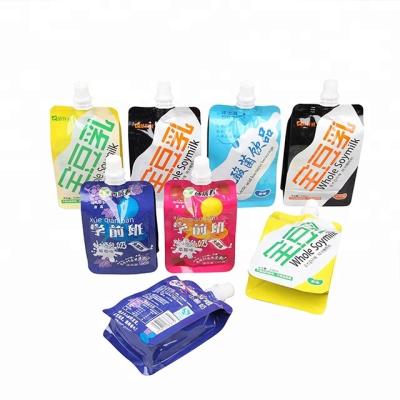 China Security Doypack /stand up spout pouches /plastic packaging bags for juice for sale