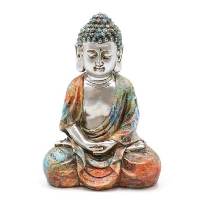 China Custom Printed Europe Buddha Small Statue , Home Decor Polyresin Buddha Statues 7 Inches for sale