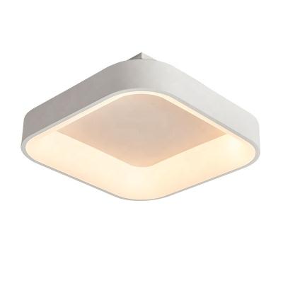 China Surface Mounted Luxury Lamp Hotel Restaurant Bedroom White Nordic Living Room Wholesale Modern Square Led Ceiling Lights for sale