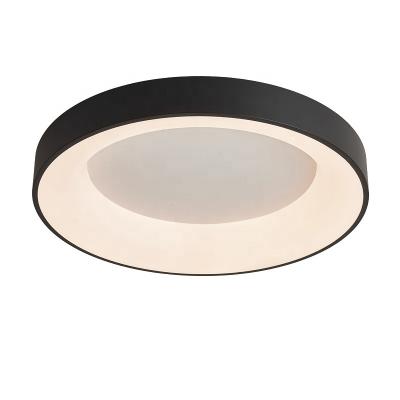 China Surface Mounted Nordic Living Room Bedroom Bedroom Wholesale Black Modern Zhongshan Round Lamp Restaurant Led Ceiling Lights for sale