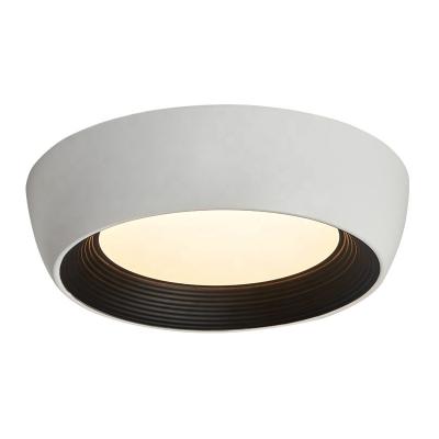 China Surface Mounted Wholesale Luxury White Round Nordic Bedroom Home Living Room Modern Lamp Led Ceiling Light for sale