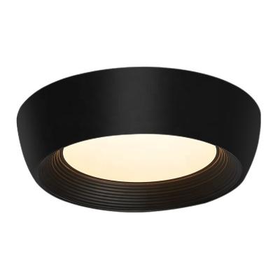 China Surface Mounted Wholesale Luxury Black Round Nordic Bedroom Home Living Room Modern Lamp Led Ceiling Light for sale