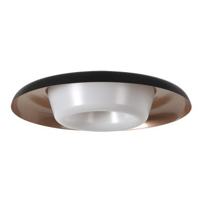 China Surface Mounted Cake Shape Design LED Ceiling Lamp Smart European Classical Bedroom Living Room Light Round Black Ceiling Lamp Light for sale