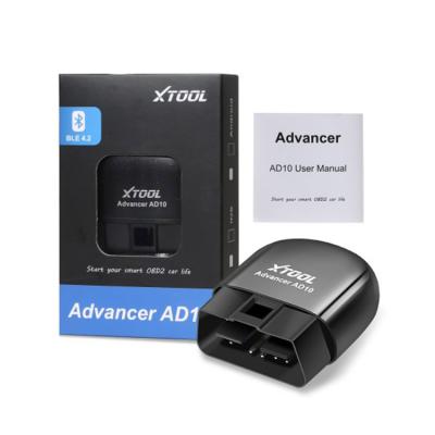 China 12-24V X-TOOL AD10 OBD2 Scanner EOBD ELM327 Hot Selling Advancer Diagnostic Code Reader for sale