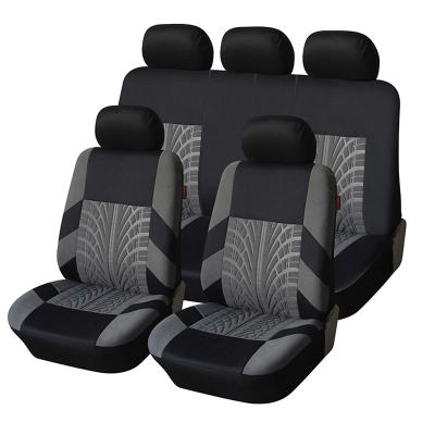 China Full Color Car Seat Cover Gray Car-Styling Universal Fit Interior Automobiles Fancy Seat Covers Protector Accessories for sale