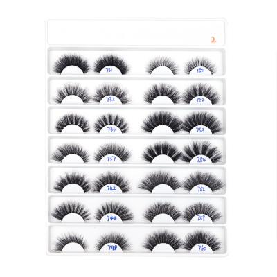 China Customers Requirements Private Label False Lashes 25mm Real Mink 3D False Eyelashes for sale