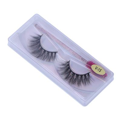 China Mink Mink Eyelashes Wholesale Newest Customers Requirements Top Selling Design Fake Eyelashes With Private Label for sale