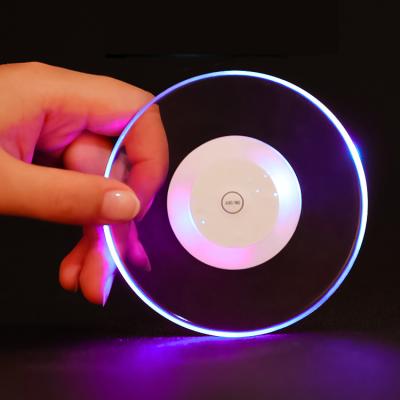 China New Product Acrylic Snap Switch Button Waterproof Lager Coaster Led for sale