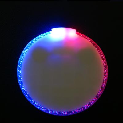 China Promotional Wholesale Custom Logo Custom Light Up LED Waterproof ABS Coaster for sale