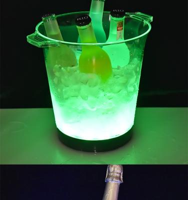 China 2019 Hot Selling Viable Edgelight 9 LED Plastic Ice Bucket, Beer LED Ice Bucket for sale